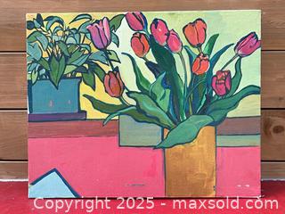 MaxSold Auction: Signed Floral Still Life Painting - Toronto (Ontario, Canada) PARTNER MANAGED Estate Sale Online Auction -  Glen Road