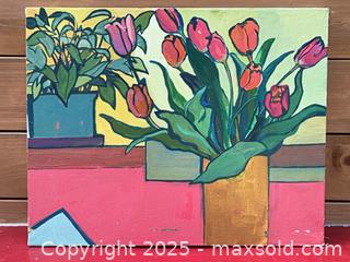 MaxSold Auction: Signed Floral Still Life Painting - Toronto (Ontario, Canada) PARTNER MANAGED Estate Sale Online Auction -  Glen Road