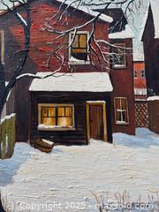 MaxSold Auction: Signed Pair of Backyard Toronto Home Paintings  - Toronto (Ontario, Canada) PARTNER MANAGED Estate Sale Online Auction -  Glen Road