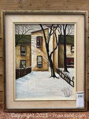 MaxSold Auction: Signed Toronto Parkdale Home Oil Painting - Toronto (Ontario, Canada) PARTNER MANAGED Estate Sale Online Auction -  Glen Road