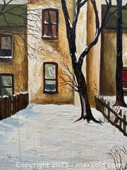MaxSold Auction: Signed Toronto Parkdale Home Oil Painting - Toronto (Ontario, Canada) PARTNER MANAGED Estate Sale Online Auction -  Glen Road