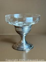 MaxSold Auction: Sterling Silver + Crystal Pedestal Dish  - Toronto (Ontario, Canada) PARTNER MANAGED Estate Sale Online Auction -  Glen Road