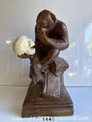 MaxSold Auction: The Philosophizing Monkey Darwin Sculpture The Thinker - Toronto (Ontario, Canada) PARTNER MANAGED Estate Sale Online Auction -  Glen Road
