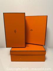 MaxSold Auction: Three Hermès Paris Luxury Accessory Storage Boxes - Toronto (Ontario, Canada) PARTNER MANAGED Estate Sale Online Auction -  Glen Road