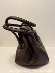 MaxSold Auction: Tod’s Brown Genuine Leather Shoulder Bag with Magnetic Flap Closure + Contrast Stitching - Toronto (Ontario, Canada) PARTNER MANAGED Estate Sale Online Auction -  Glen Road