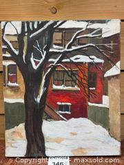 MaxSold Auction: Toronto Backyard House Oil Painting  - Toronto (Ontario, Canada) PARTNER MANAGED Estate Sale Online Auction -  Glen Road