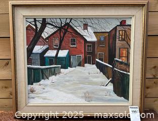 MaxSold Auction: Toronto Backyard House Painting - Toronto (Ontario, Canada) PARTNER MANAGED Estate Sale Online Auction -  Glen Road