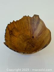 MaxSold Auction: Turned Spalted Birdseye Maple Bowl  - Toronto (Ontario, Canada) PARTNER MANAGED Estate Sale Online Auction -  Glen Road