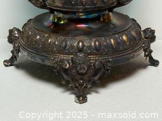 MaxSold Auction: Victorian Silver Plate + Hand Painted Blue Glass Punch Bowl  - Toronto (Ontario, Canada) PARTNER MANAGED Estate Sale Online Auction -  Glen Road