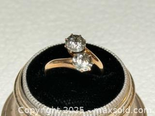 MaxSold Auction: Vintage 10K Gold Toi et Moi Ring  - Toronto (Ontario, Canada) PARTNER MANAGED Estate Sale Online Auction -  Glen Road