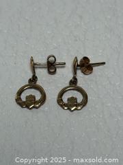 MaxSold Auction: Vintage 9K Gold Irish Claddagh Earrings  - Toronto (Ontario, Canada) PARTNER MANAGED Estate Sale Online Auction -  Glen Road