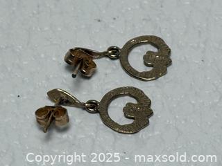 MaxSold Auction: Vintage 9K Gold Irish Claddagh Earrings  - Toronto (Ontario, Canada) PARTNER MANAGED Estate Sale Online Auction -  Glen Road