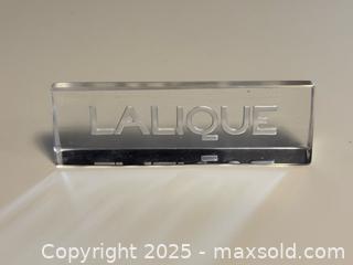 MaxSold Auction: Vintage Art Deco Lalique Glass Retail Display Sign - Toronto (Ontario, Canada) PARTNER MANAGED Estate Sale Online Auction -  Glen Road