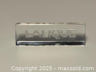 MaxSold Auction: Vintage Art Deco Lalique Glass Retail Display Sign - Toronto (Ontario, Canada) PARTNER MANAGED Estate Sale Online Auction -  Glen Road