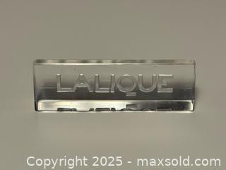 MaxSold Auction: Vintage Art Deco Lalique Glass Retail Display Sign - Toronto (Ontario, Canada) PARTNER MANAGED Estate Sale Online Auction -  Glen Road