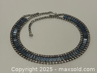 MaxSold Auction: Vintage Blue Rhinestone Necklace + Earrings Jewelry Set - Toronto (Ontario, Canada) PARTNER MANAGED Estate Sale Online Auction -  Glen Road