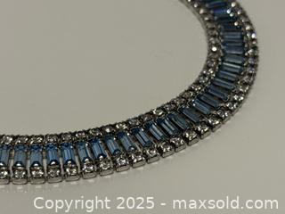 MaxSold Auction: Vintage Blue Rhinestone Necklace + Earrings Jewelry Set - Toronto (Ontario, Canada) PARTNER MANAGED Estate Sale Online Auction -  Glen Road