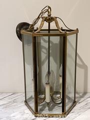 MaxSold Auction: Vintage Brass + Glass Pendant Lantern - Toronto (Ontario, Canada) PARTNER MANAGED Estate Sale Online Auction -  Glen Road