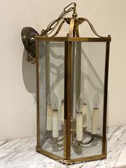 MaxSold Auction: Vintage Brass + Glass Pendant Lantern - Toronto (Ontario, Canada) PARTNER MANAGED Estate Sale Online Auction -  Glen Road
