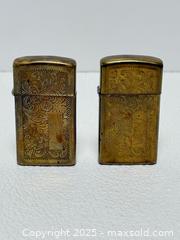 MaxSold Auction: Vintage Brass Zippo Slim Lighters x2  - Toronto (Ontario, Canada) PARTNER MANAGED Estate Sale Online Auction -  Glen Road