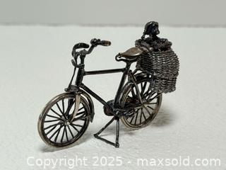 MaxSold Auction: Vintage Dutch 835 Sterling Miniature Bicycle Figurine  - Toronto (Ontario, Canada) PARTNER MANAGED Estate Sale Online Auction -  Glen Road