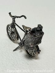 MaxSold Auction: Vintage Dutch 835 Sterling Miniature Bicycle Figurine  - Toronto (Ontario, Canada) PARTNER MANAGED Estate Sale Online Auction -  Glen Road
