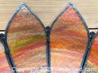 MaxSold Auction: Vintage Glass Slag Ceiling Lamp  - Toronto (Ontario, Canada) PARTNER MANAGED Estate Sale Online Auction -  Glen Road