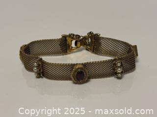 MaxSold Auction: Vintage Goldette Victorian Revival Gold Tone Mesh Bracelet + Antique Gold Filled Bangle - Toronto (Ontario, Canada) PARTNER MANAGED Estate Sale Online Auction -  Glen Road