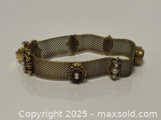 MaxSold Auction: Vintage Goldette Victorian Revival Gold Tone Mesh Bracelet + Antique Gold Filled Bangle - Toronto (Ontario, Canada) PARTNER MANAGED Estate Sale Online Auction -  Glen Road