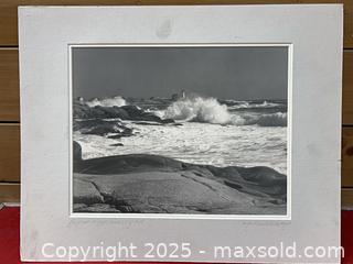 MaxSold Auction: Vintage Macaskill Signed Black + White Photograph of Peggy’s Cove c.1938  - Toronto (Ontario, Canada) PARTNER MANAGED Estate Sale Online Auction -  Glen Road