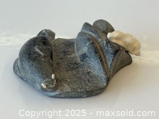 MaxSold Auction: Vintage Signed Inuit Soapstone Carving  - Toronto (Ontario, Canada) PARTNER MANAGED Estate Sale Online Auction -  Glen Road