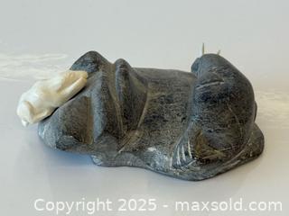 MaxSold Auction: Vintage Signed Inuit Soapstone Carving  - Toronto (Ontario, Canada) PARTNER MANAGED Estate Sale Online Auction -  Glen Road
