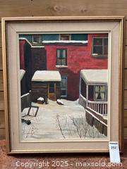 MaxSold Auction: Vintage Toronto Backyard House Oil Painting - Toronto (Ontario, Canada) PARTNER MANAGED Estate Sale Online Auction -  Glen Road
