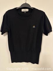 MaxSold Auction: Vivienne Westwood Black Short Sleeve Knit Sweater sz M - Toronto (Ontario, Canada) PARTNER MANAGED Estate Sale Online Auction -  Glen Road