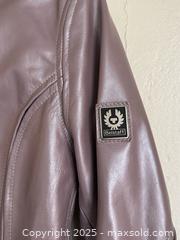 MaxSold Auction: Women’s Belstaff Pale Metallic Purple Leather Motorcycle Jacket  - Toronto (Ontario, Canada) PARTNER MANAGED Estate Sale Online Auction -  Glen Road
