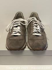 MaxSold Auction: Women’s Brunello Cucinelli Suede Runner Sneakers Shoes in Taupe sz 40  - Toronto (Ontario, Canada) PARTNER MANAGED Estate Sale Online Auction -  Glen Road