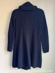 MaxSold Auction: Women’s Irish Cable Knit Wool Navy Blue Cardigan Coat - Toronto (Ontario, Canada) PARTNER MANAGED Estate Sale Online Auction -  Glen Road