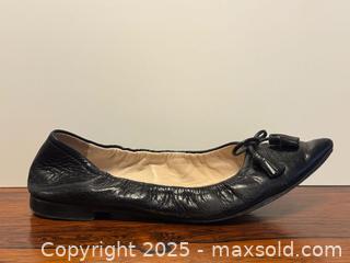 MaxSold Auction: Women’s PRADA Milano Ballerina Flats Black Leather Shoes sz 7 - Toronto (Ontario, Canada) PARTNER MANAGED Estate Sale Online Auction -  Glen Road