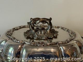 MaxSold Auction: Antique c.1809 Georgian Sterling Silver Covered Vegetable Serving Dish by Noted English Silversmith  - Toronto (Ontario, Canada) PARTNER MANAGED Estate Sale Online Auction - Esander Drive (STORAGE)