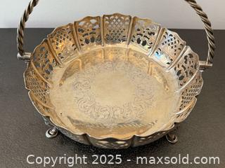 MaxSold Auction: Antique Walker & Hall Sterling Silver Footed Basket  - Toronto (Ontario, Canada) PARTNER MANAGED Estate Sale Online Auction - Esander Drive (STORAGE)