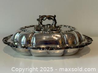 MaxSold Auction: c.1809 Georgian Sterling Covered Vegetable Dish by Noted English Silversmith - Toronto (Ontario, Canada) PARTNER MANAGED Estate Sale Online Auction - Esander Drive (STORAGE)