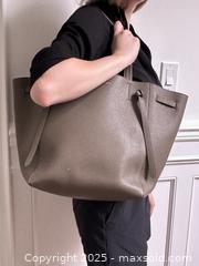 MaxSold Auction: Celine Taupe Leather Tote Bag  - Toronto (Ontario, Canada) PARTNER MANAGED Estate Sale Online Auction - Esander Drive (STORAGE)