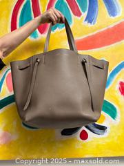 MaxSold Auction: Celine Taupe Leather Tote Bag  - Toronto (Ontario, Canada) PARTNER MANAGED Estate Sale Online Auction - Esander Drive (STORAGE)