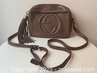 MaxSold Auction: Gucci Crossbody Interlocking G Soho Disco Small Brown Leather Bag - Toronto (Ontario, Canada) PARTNER MANAGED Estate Sale Online Auction - Esander Drive (STORAGE)