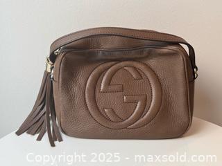 MaxSold Auction: Gucci Crossbody Interlocking G Soho Disco Small Brown Leather Bag - Toronto (Ontario, Canada) PARTNER MANAGED Estate Sale Online Auction - Esander Drive (STORAGE)