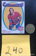 MaxSold Auction: 1971-72 OPC # 148 Guy Lafleur Rookie Card - Ottawa (Ontario, Canada) SELLER MANAGED Downsizing Online Auction - Starwood Road