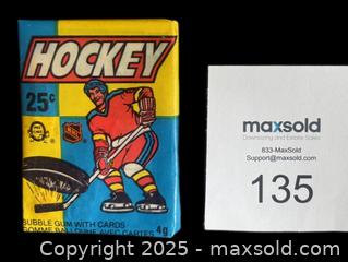 MaxSold Auction: 1983-84 OPC Hockey Card Unopened Wax Pack  - Ottawa (Ontario, Canada) SELLER MANAGED Downsizing Online Auction - Starwood Road