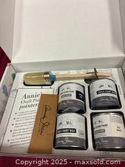 MaxSold Auction: Annie Sloan Chalk Paint Sample Kit with Brush &#38; Wax - Renfrew (Ontario, Canada) SELLER MANAGED Downsizing Online Auction - Plaunt Street South
