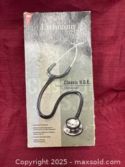 MaxSold Auction: Littmann Stethoscope, Navy Blue Tubing & Silver Chestpiece - Renfrew (Ontario, Canada) SELLER MANAGED Downsizing Online Auction - Plaunt Street South