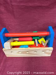 MaxSold Auction: Melissa and Doug wooden Toy Toolbox with Tools and Hardware - Renfrew (Ontario, Canada) SELLER MANAGED Downsizing Online Auction - Plaunt Street South